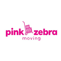 Pink Zebra Moving-logo